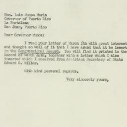 Letter: 1952 March 24