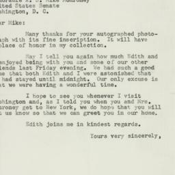 Letter: 1957 January 8