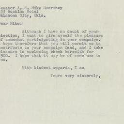 Letter: 1956 September 22