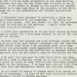 Letter: 1958 July 18