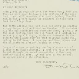 Letter: 1933 October 20