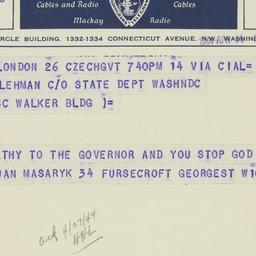 Letter: 1943 April 11