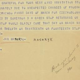 Telegram: 1942 February 24