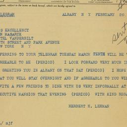 Memorandum: 1942 February 26