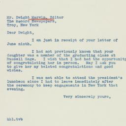 Letter: 1939 June 12