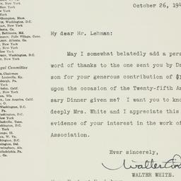 Letter: 1944 October 26