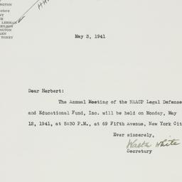Letter: 1941 May 3