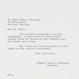 Letter: 1938 March 1