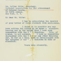 Letter: 1938 March 14
