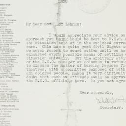 Letter: 1938 March 11