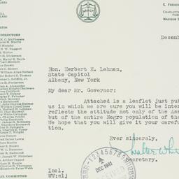 Letter: 1941 December 1