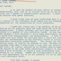 Letter: 1939 October 2