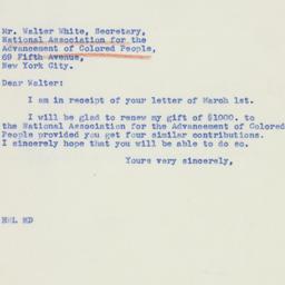 Letter: 1940 March 2