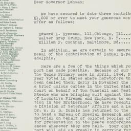 Letter: 1944 November 28