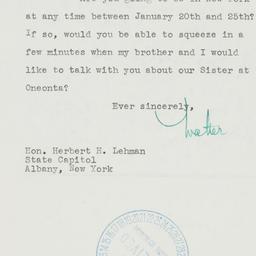 Letter: 1941 January 7