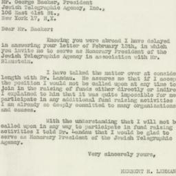 Letter: 1947 March 8