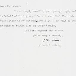 Letter: 1948 February 18