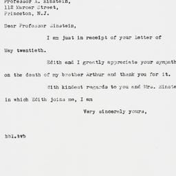 Letter: 1936 May 23