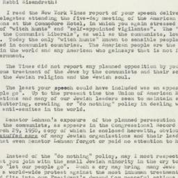 Letter: 1953 April 21