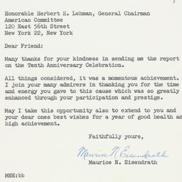 Letter: 1958 September 4