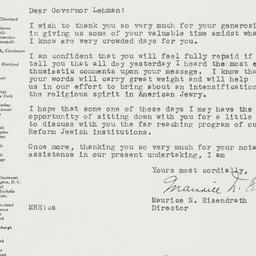 Letter: 1946 November 14