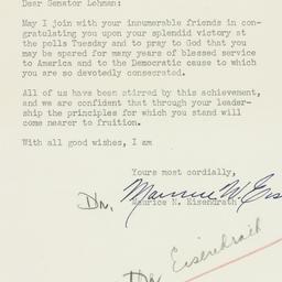 Letter: 1949 November 10