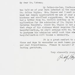 Letter: 1948 February 19