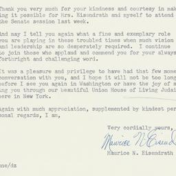 Letter: 1954 November 17