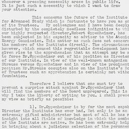 Letter: 1954 May 19