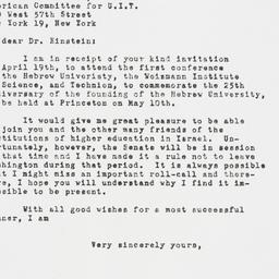 Letter: 1950 April 24