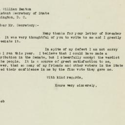 Letter: 1946 November 11