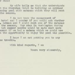 Letter: 1952 April 21