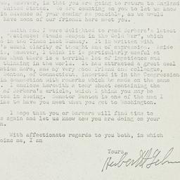 Letter: 1957 July 11