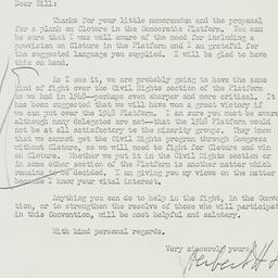 Letter: 1952 July 9