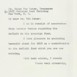 Letter: 1953 January 23