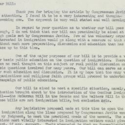 Letter: 1951 July 12