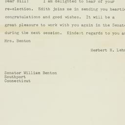Telegram: 1950 November 8