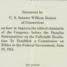 Pamphlet: 1951 June 19