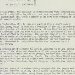 Memorandum: 1951 July 3
