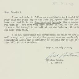 Letter: 1950 May 15