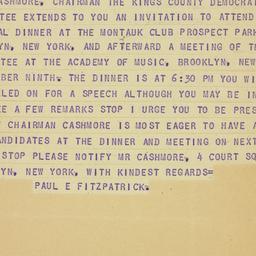 Telegram: 1946 September 5