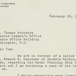 Letter: 1950 February 28