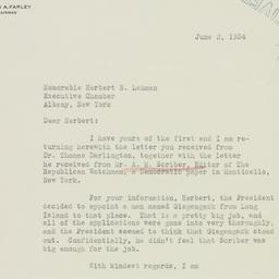 Letter: 1934 June 2