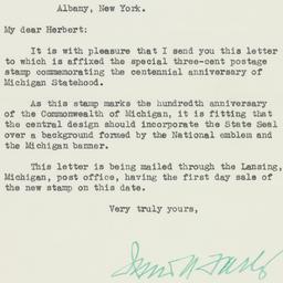 Letter: 1935 November 1