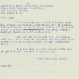 Letter: 1934 June 1