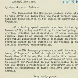 Letter: 1933 August 15