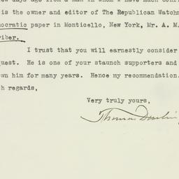 Letter: 1934 May 18