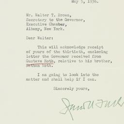 Letter: 1936 May 5