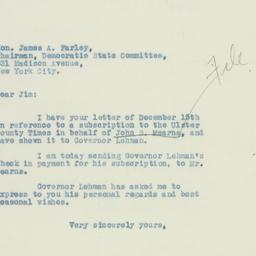 Letter: 1932 December 22