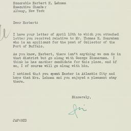 Letter: 1933 April 17